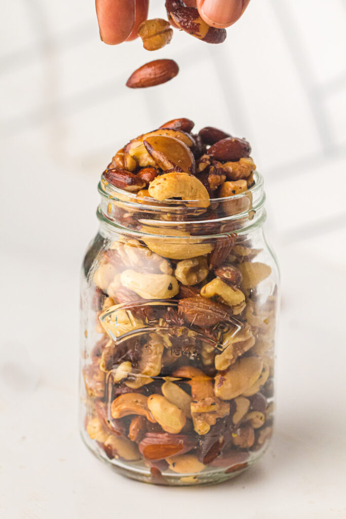 Rosemary Salt and Pepper Mixed Roasted Nuts
